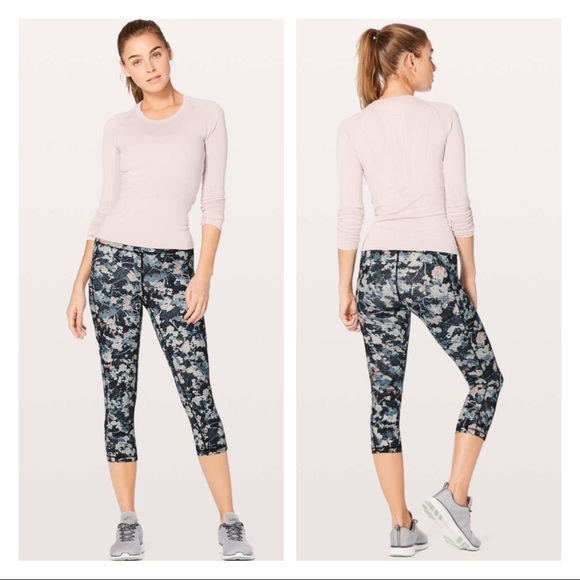 lululemon athletica Pants - Lululemon Speed Up Crop Spring Bloom Multi 21”